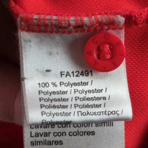 Lacoste Sport Polo Shirt Mens 2X Big Red Ultra Dry Performance Golf Tennis Pique - Picture 4 of 9